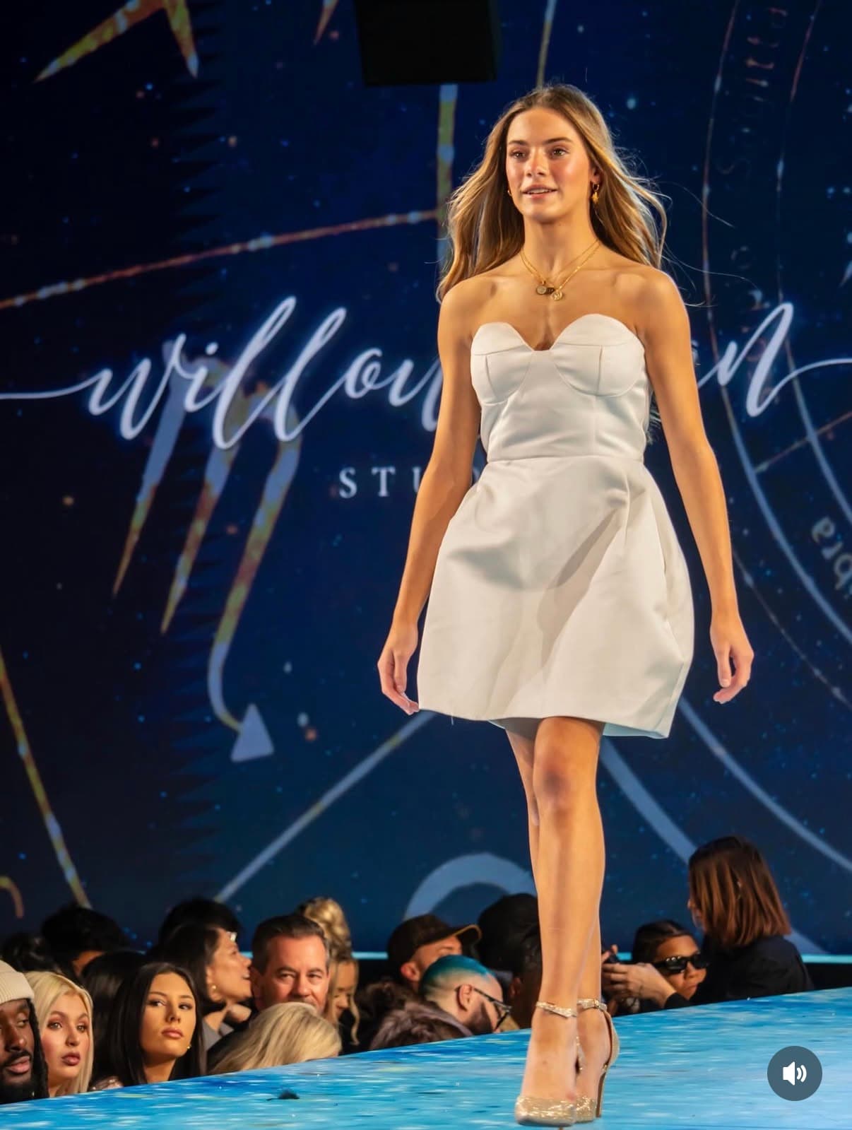 Chloe Marino walking New York Fashion Week